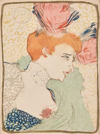Henri de Toulouse-Lautrec (French, 1864-1901) - Mademoiselle Marcelle Lender, En Buste