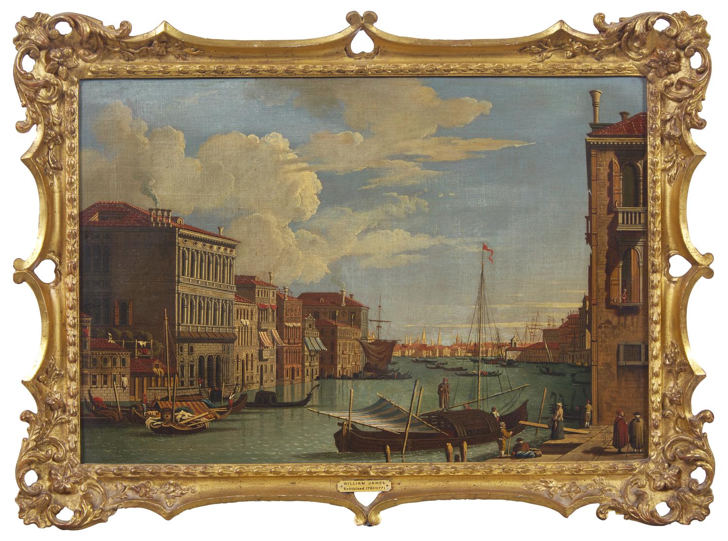 Venice, the Grand Canal with San Simeone Piccolo; together with a Companion (A Pair)
