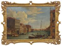 Venice, the Grand Canal with San Simeone Piccolo; together with a Companion (A Pair)