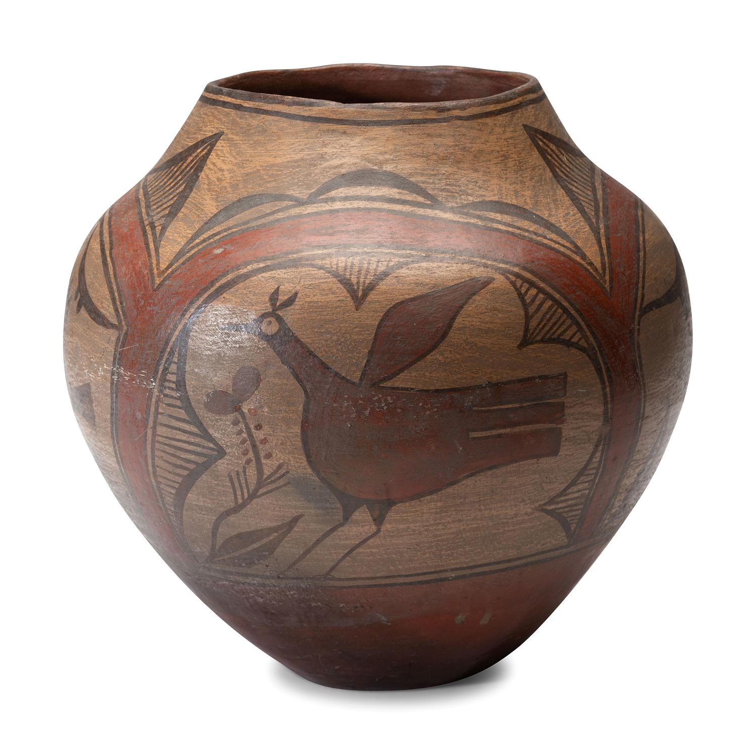 Zia Polychrome Pottery Jar