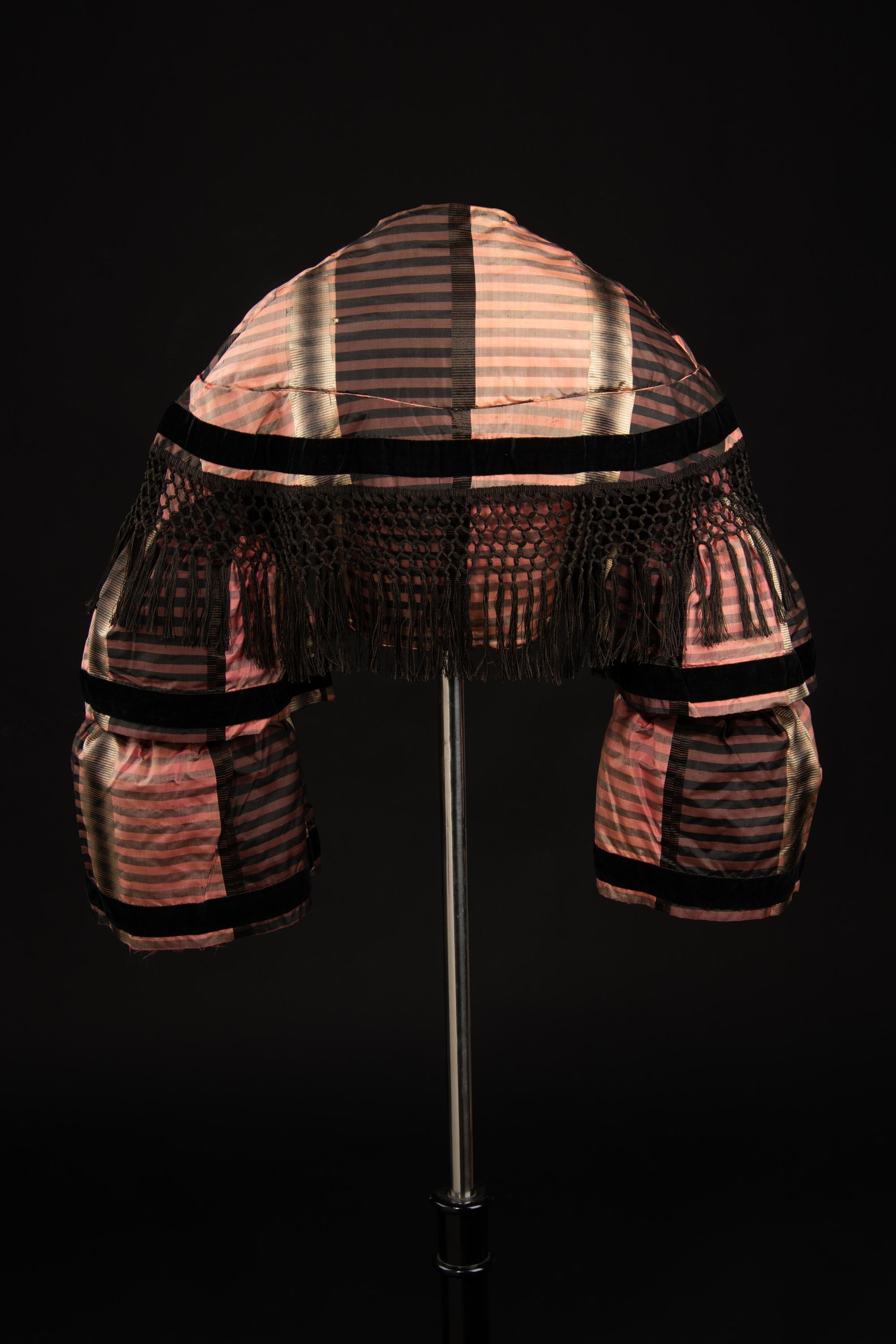 Two Silk Taffeta Bodices, 1860