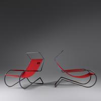 Pair of Deck Chairs from Lido Swimming Club, Switzerland Fratelli Giudici Locarno, Switzerland