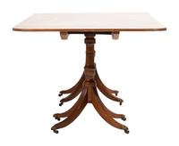 A George III-Style Double Pedestal Mahogany Dining Table