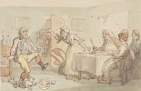 A Group of Ten Drawings: seven illustrations for The Adventures of Roderick Random , and three unpublished illustrations for The Adventures of Joseph Andrews, and His Friend Mr. Abraham Adams