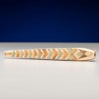 Nunivak Island Carved Polychrome Pipe