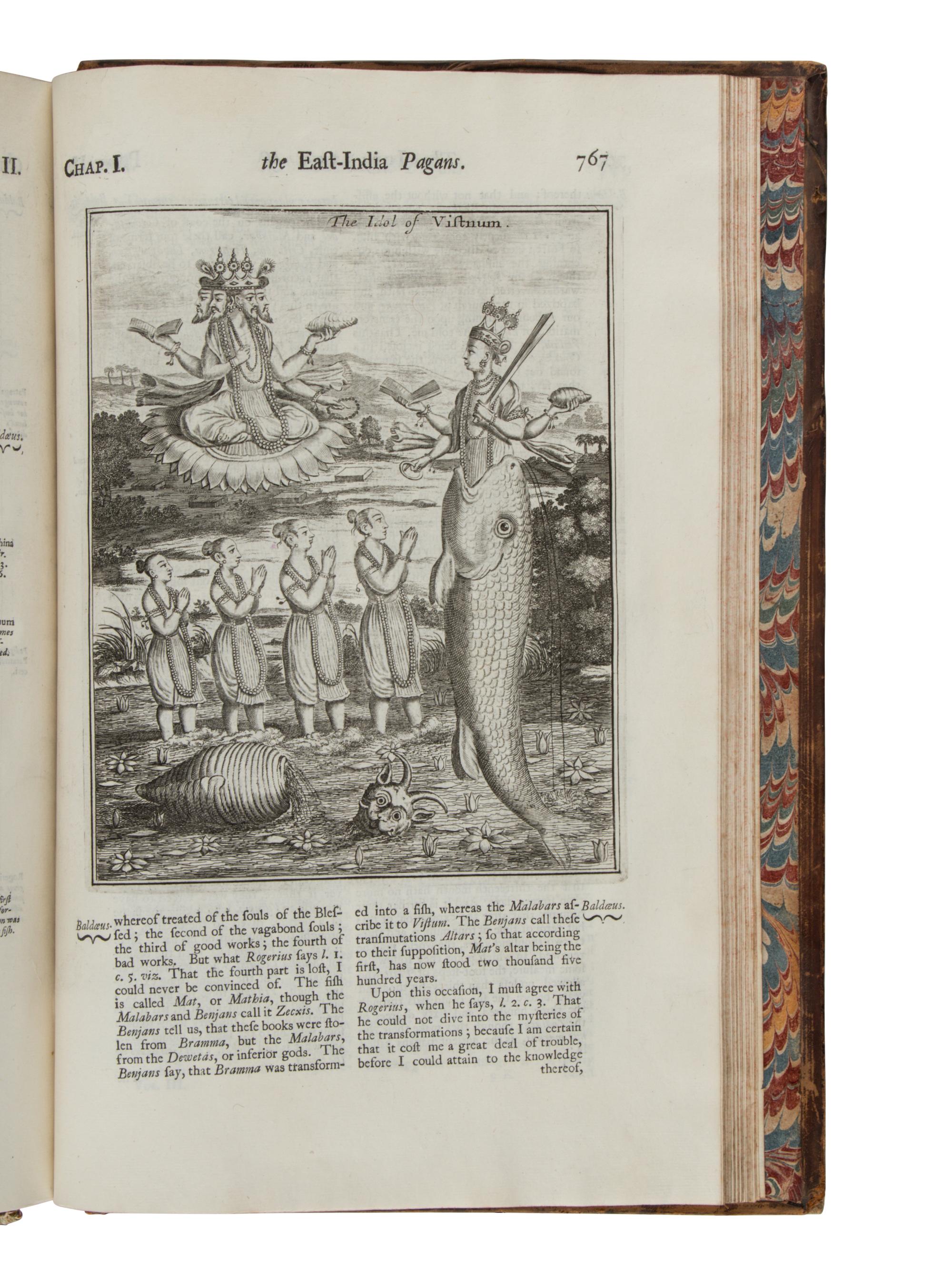[TRAVEL & EXPLORATION]. CHURCHILL, Awnsham (d. 1728) and John (fl. 1695). A Collection of Voyages and Travels, some now first printed from original manuscripts, others now first published in English . London: Churchill for John Walthoe [&c], 1732.