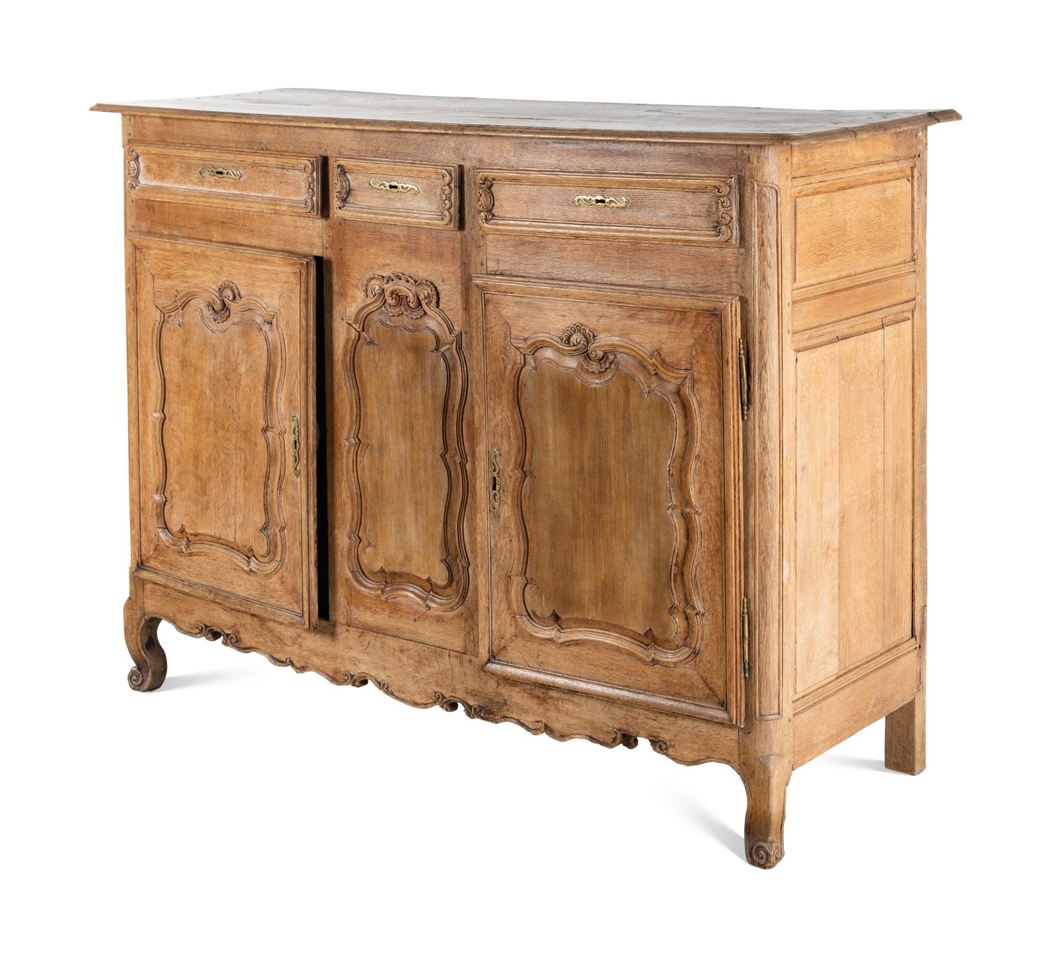 A French Provincial Oak Cabinet