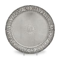 An American Silver Repoussé Tray