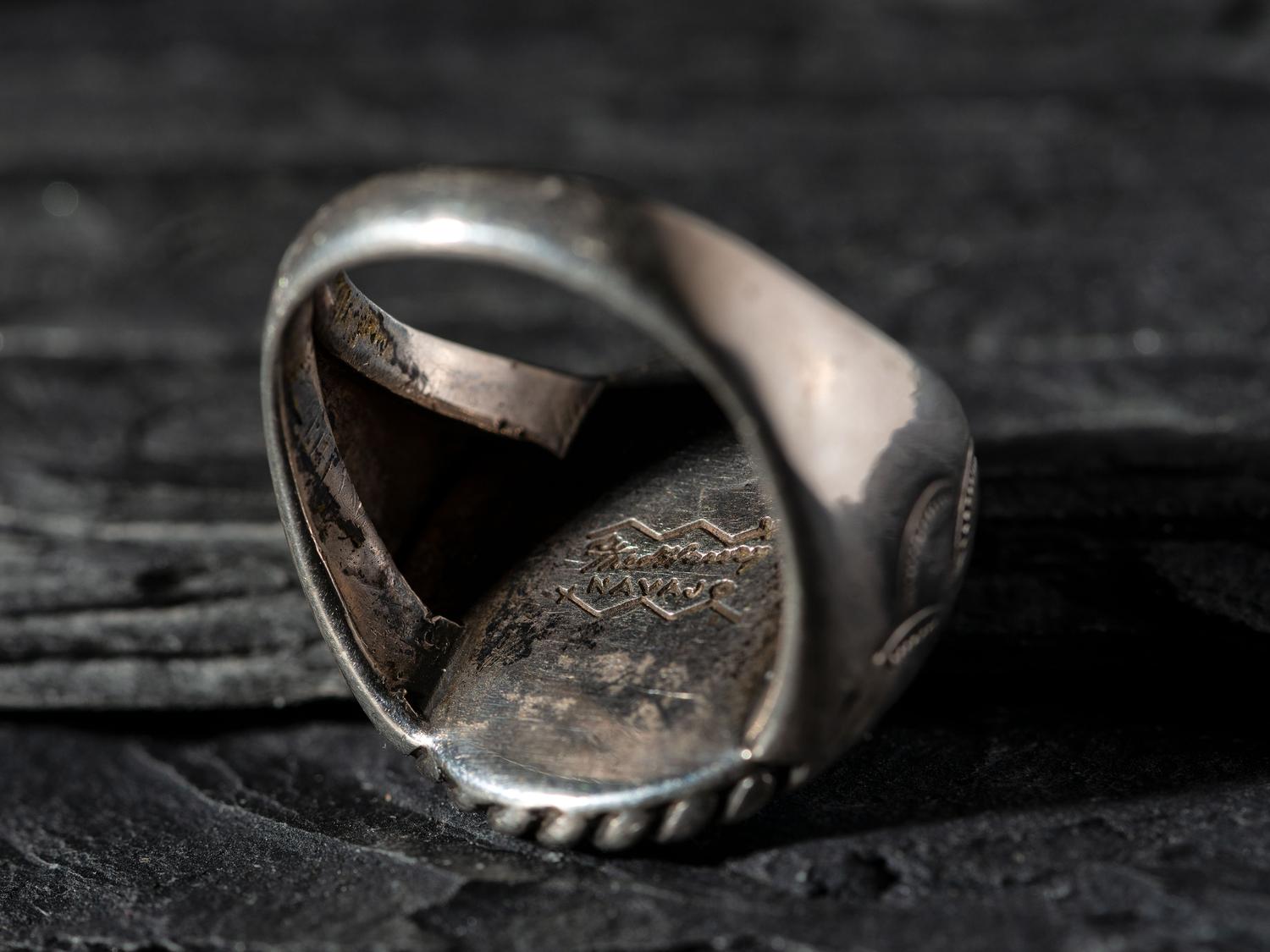 Navajo Silver and Turquoise Ring