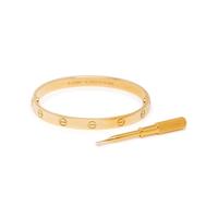 CARTIER, YELLOW GOLD 'LOVE' BRACELET