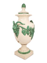 A Continental Ceramic Urn