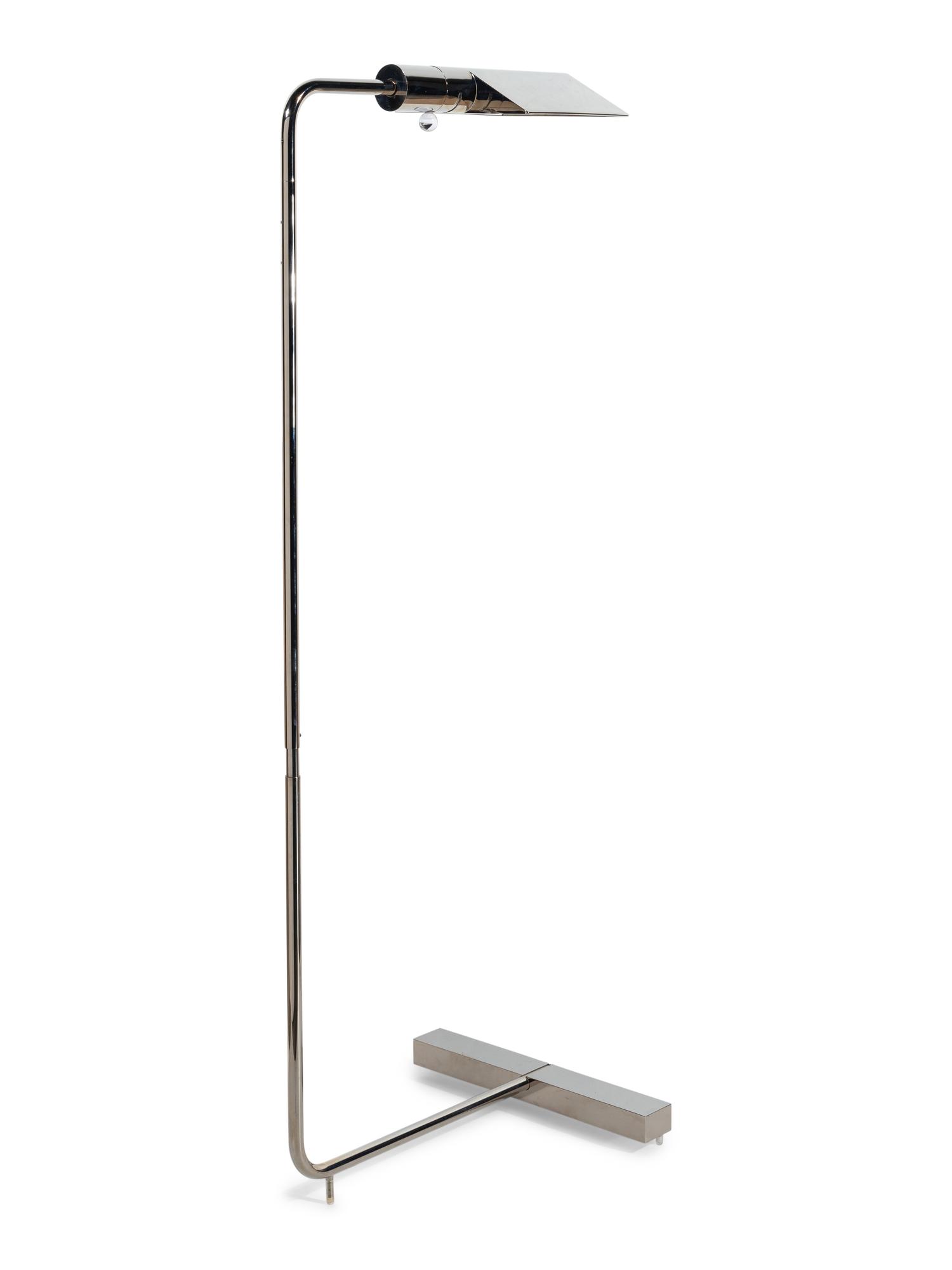 A Cedric Hartman Chrome Floor Lamp