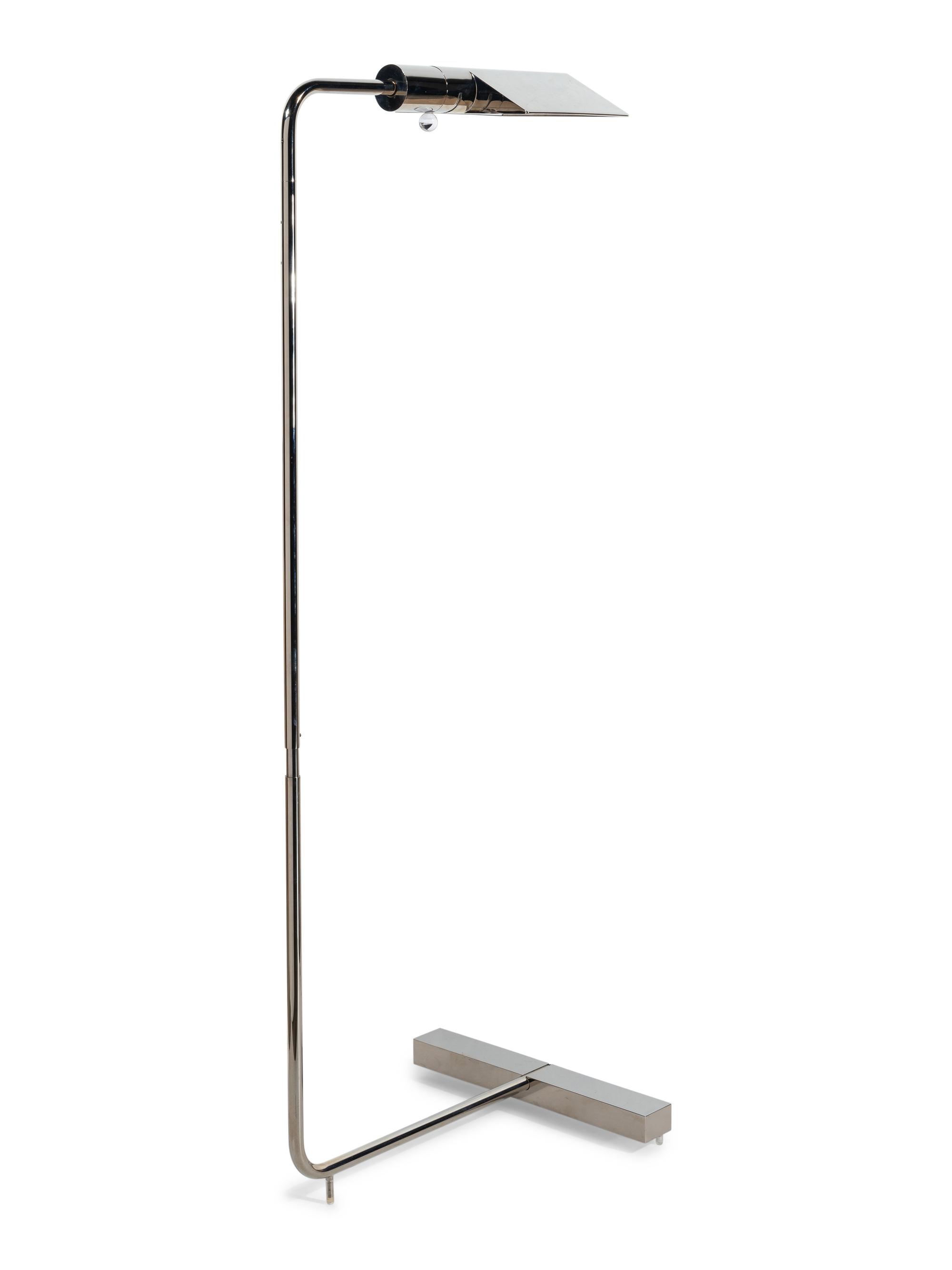 A Cedric Hartman Chrome Floor Lamp