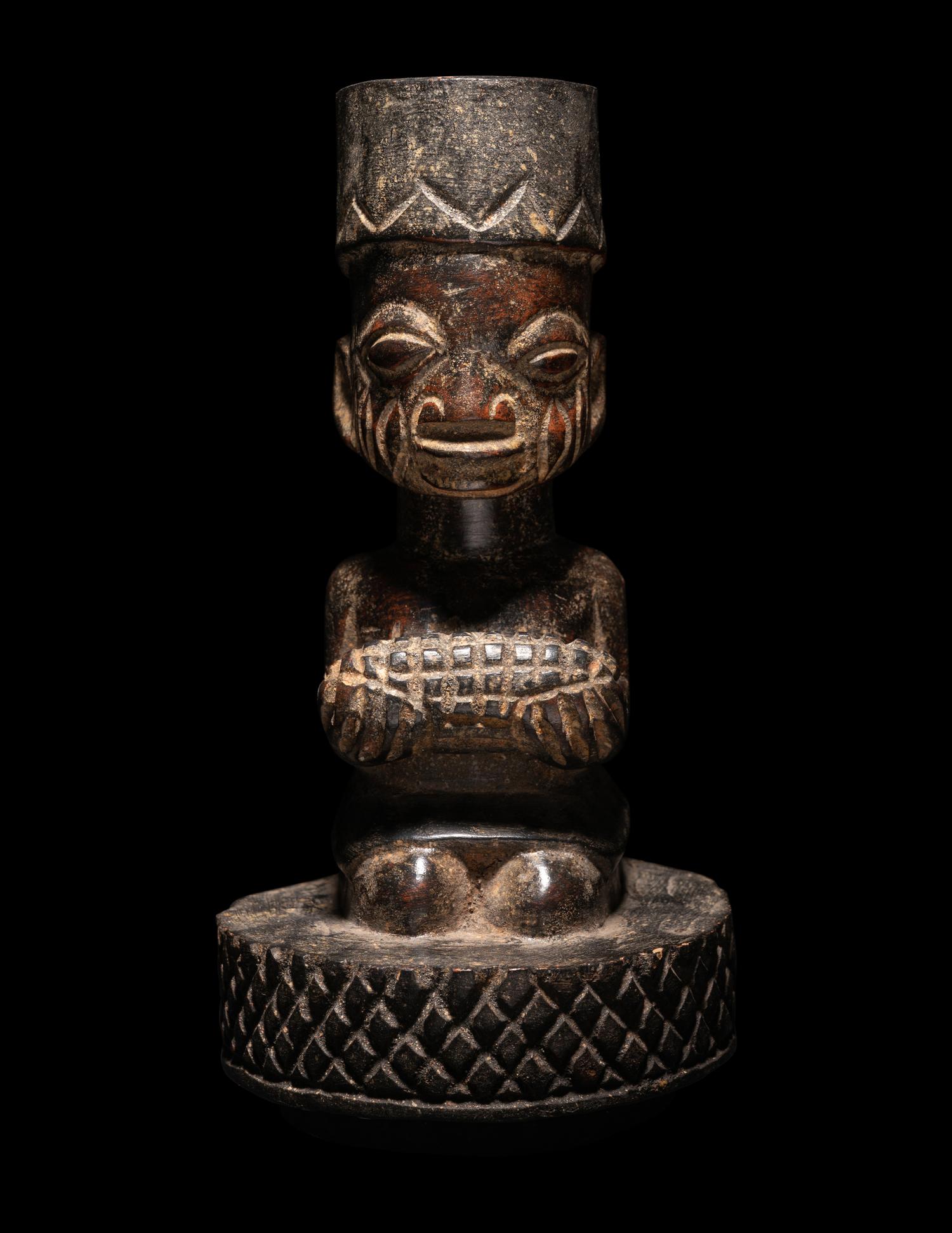 Three Yoruba Wood Figures