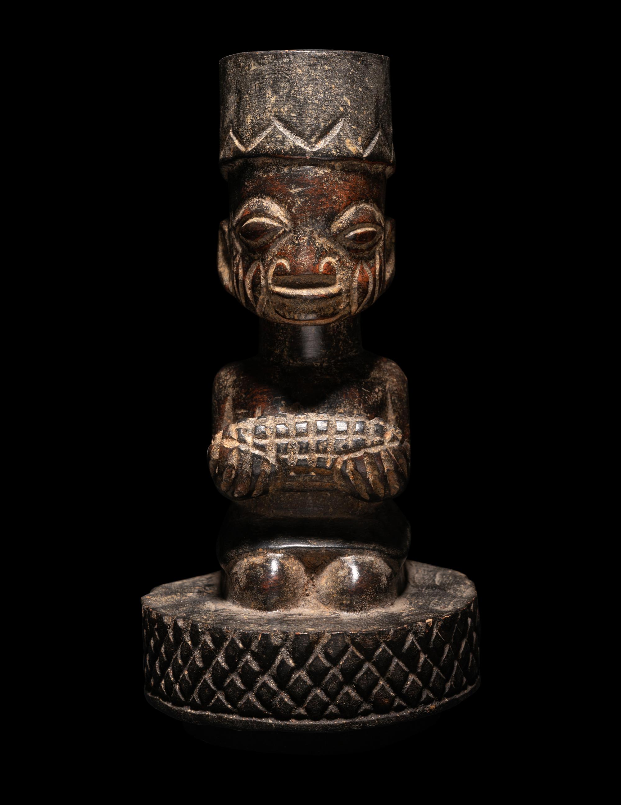 Three Yoruba Wood Figures