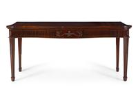 A George III Carved and Figured Mahogany Server