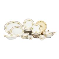 A Mieto Porcelain Dinner Service