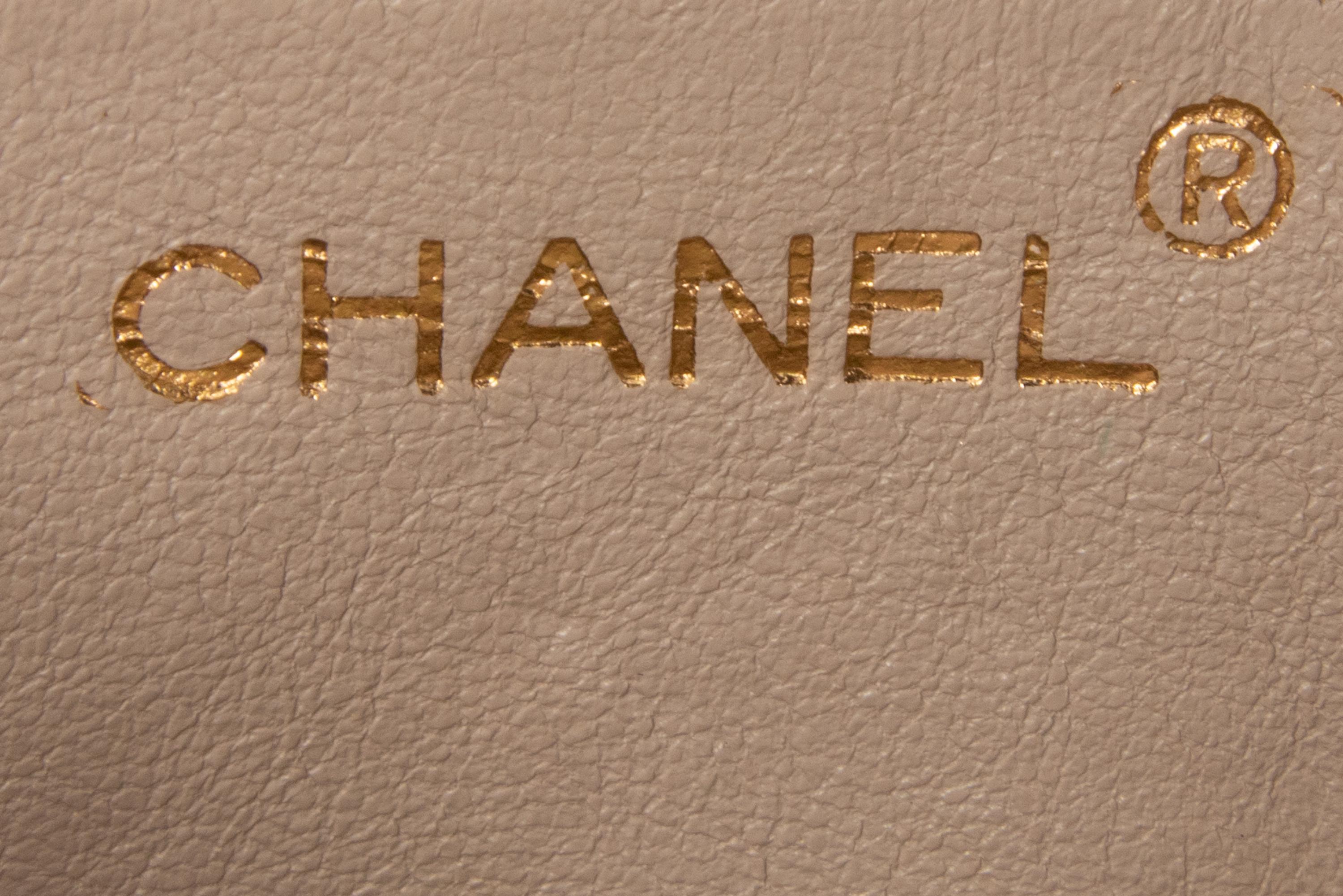 Chanel Mini Bag in Quilted Lambskin with Faux Pearl Strap