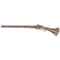 Contemporary Flintlock Rifle in the Style of an Elizabethan Carbine by John B. Derrick (American, b.1936)