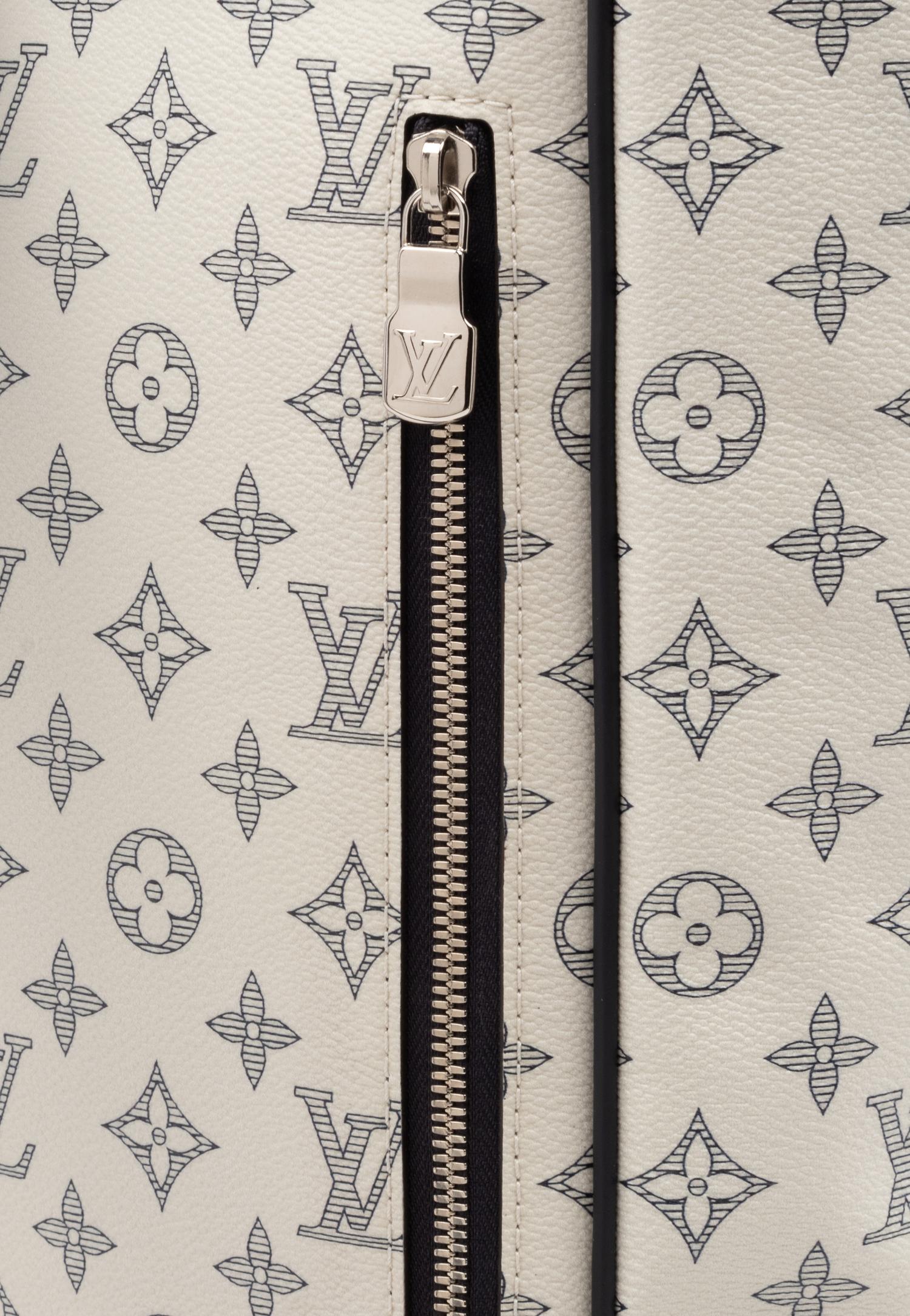 Louis Vuitton Limited Edition Chapman Steamer Backpack in Monogram Savane Dune Coated Canvas with Rhino Print, Chapman Brothers, Spring Summer 2017