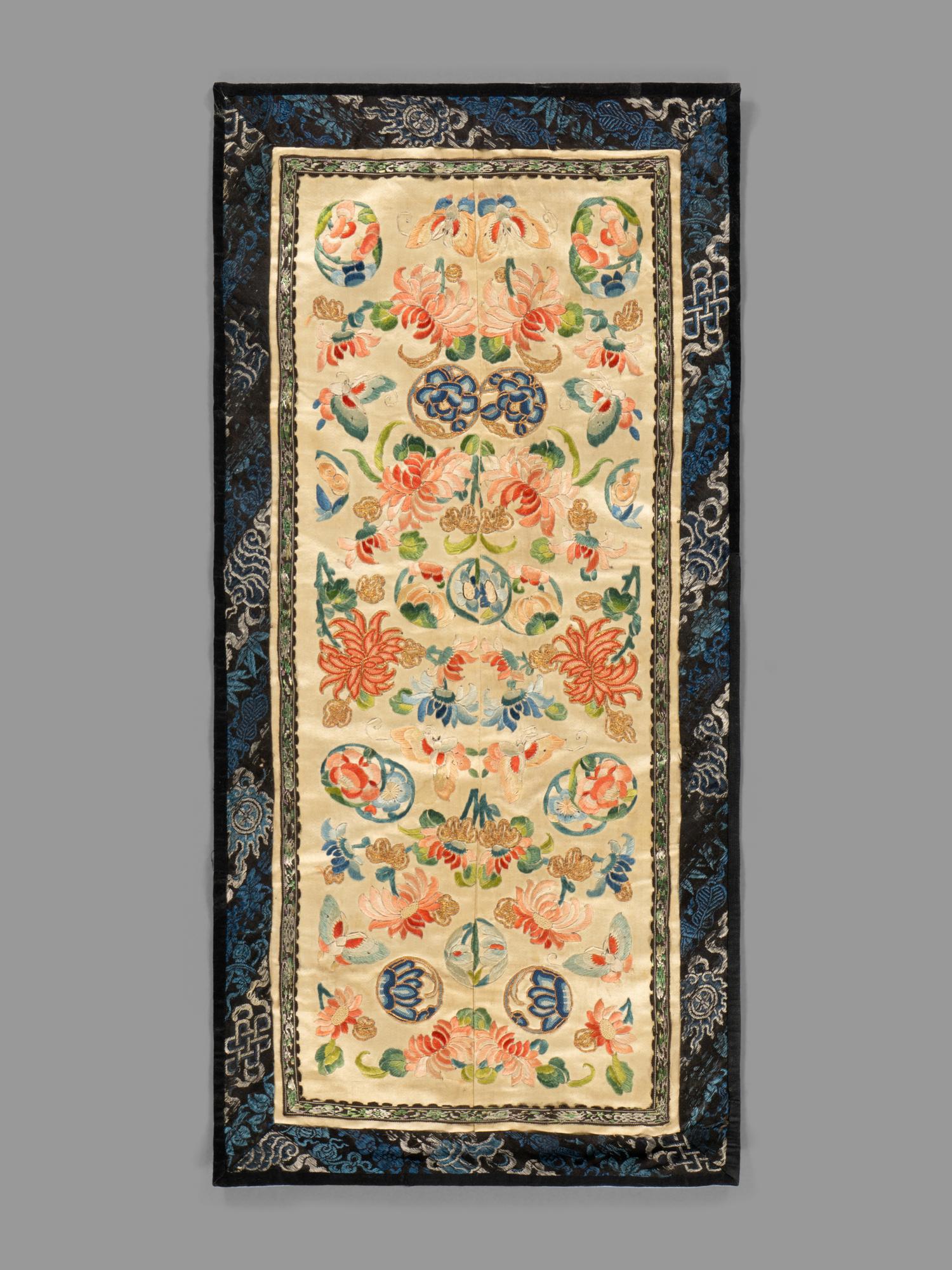 18 Chinese Embroidered Silk Textiles
