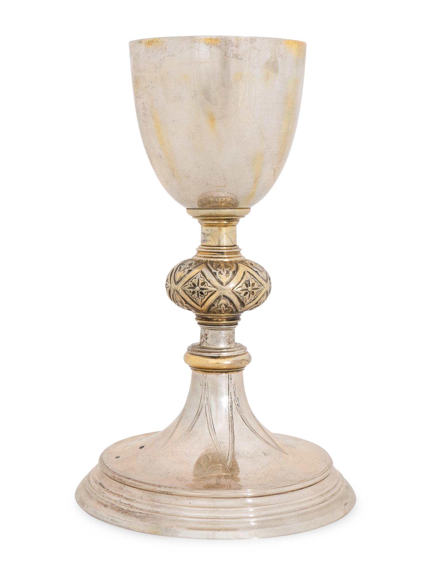 An Austro-Hungarian Silver and Vermeil Chalice