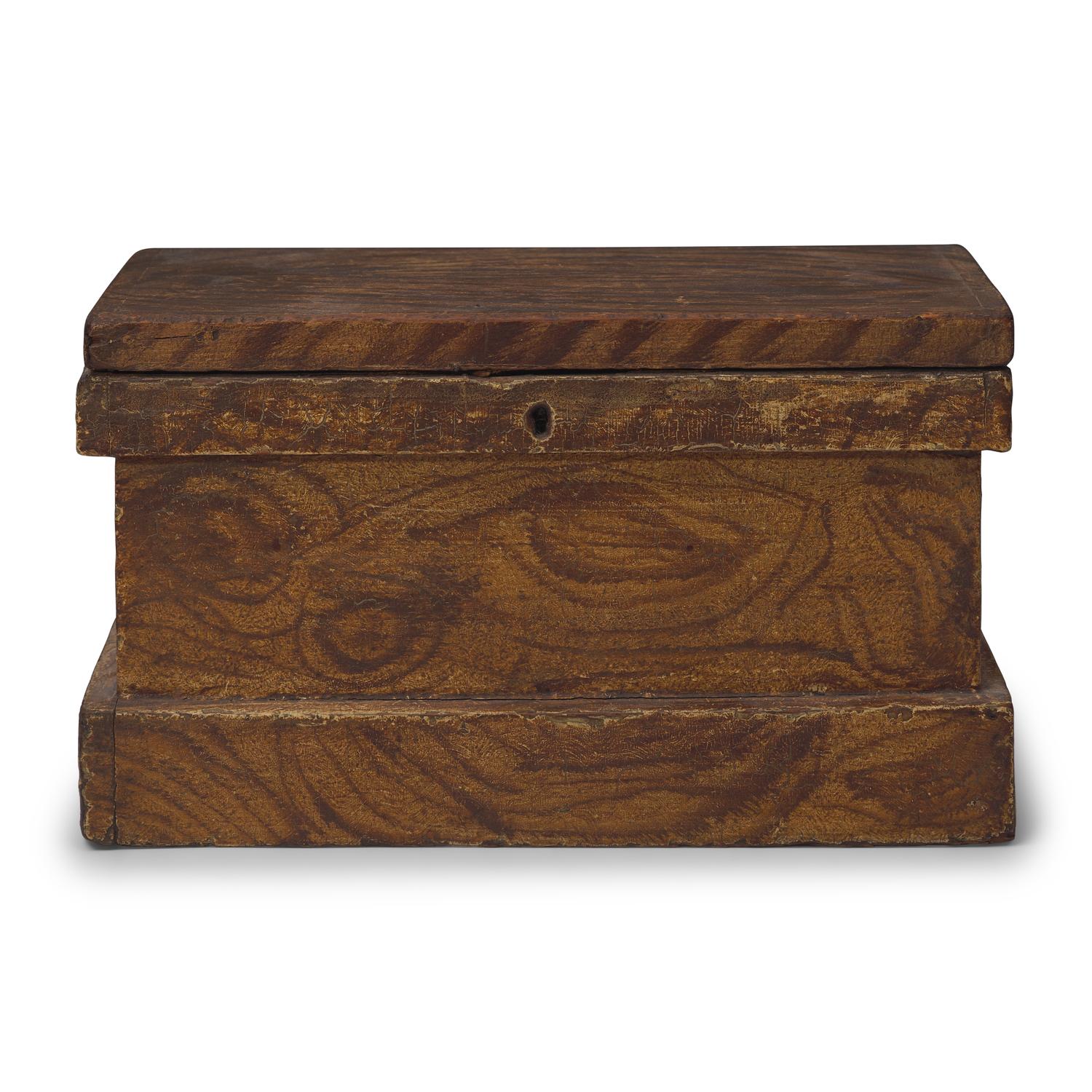 A Faux Grain-Painted Box