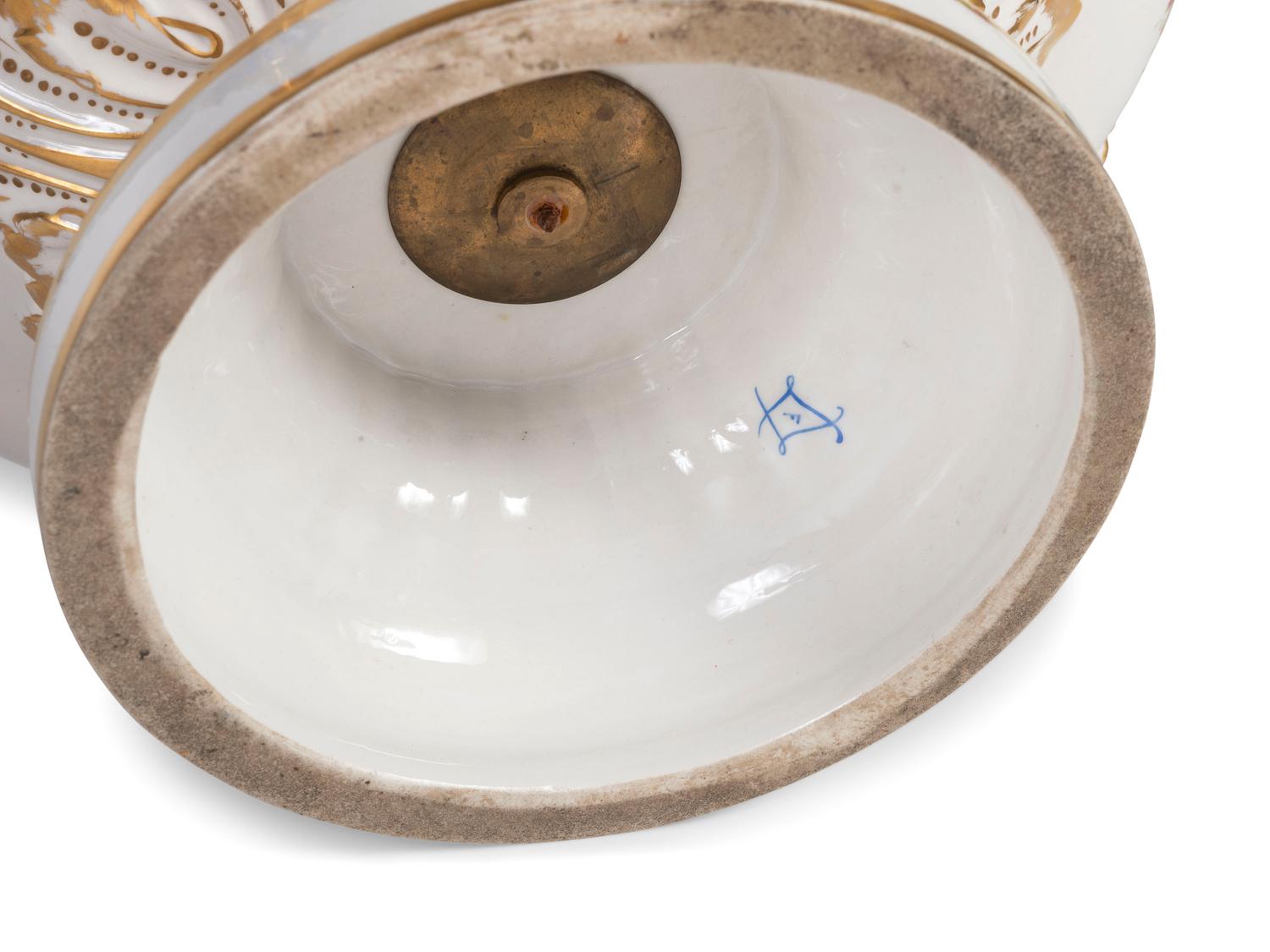 Three Continental Porcelain Articles