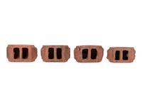 A Set of Four Continental Terra Cotta Ornaments