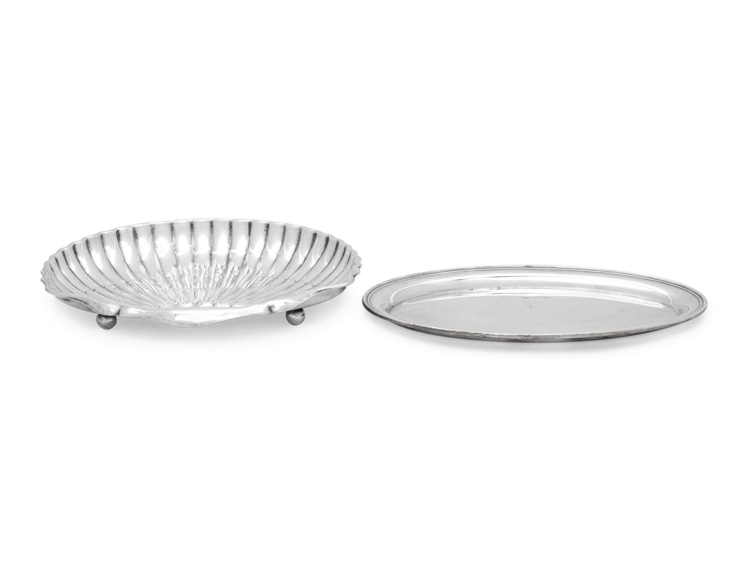Two American Silver Dishes