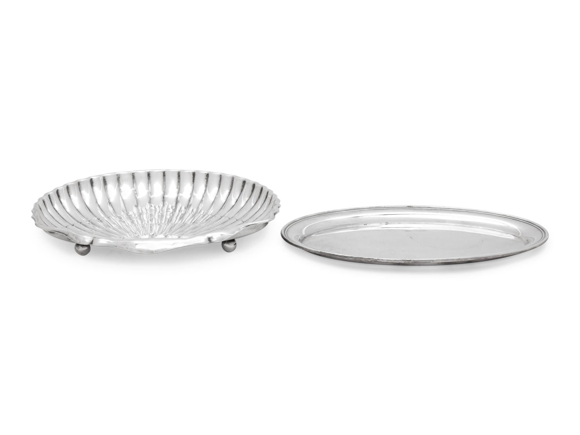 Two American Silver Dishes