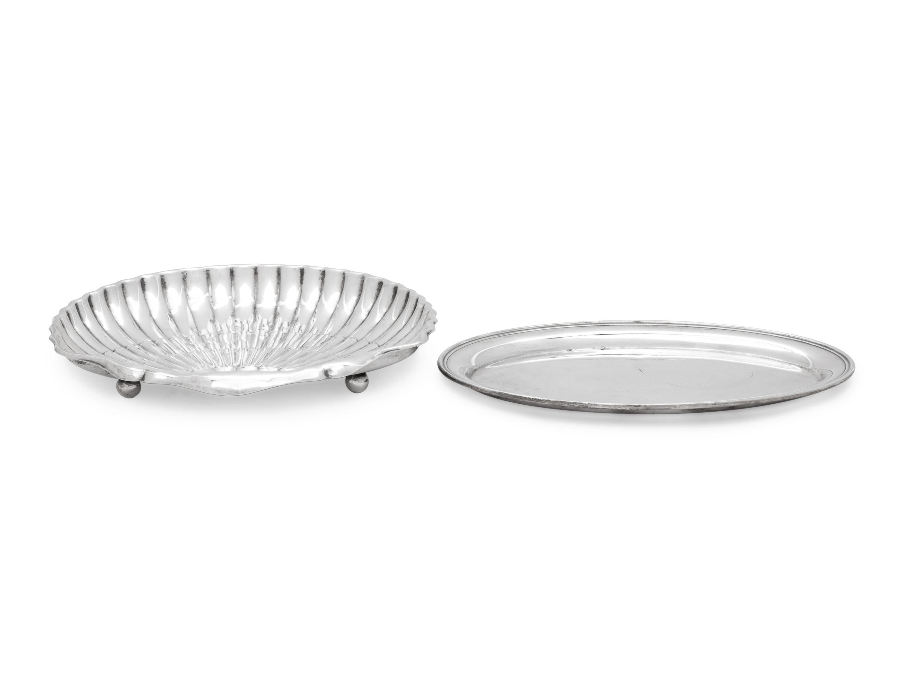 Two American Silver Dishes