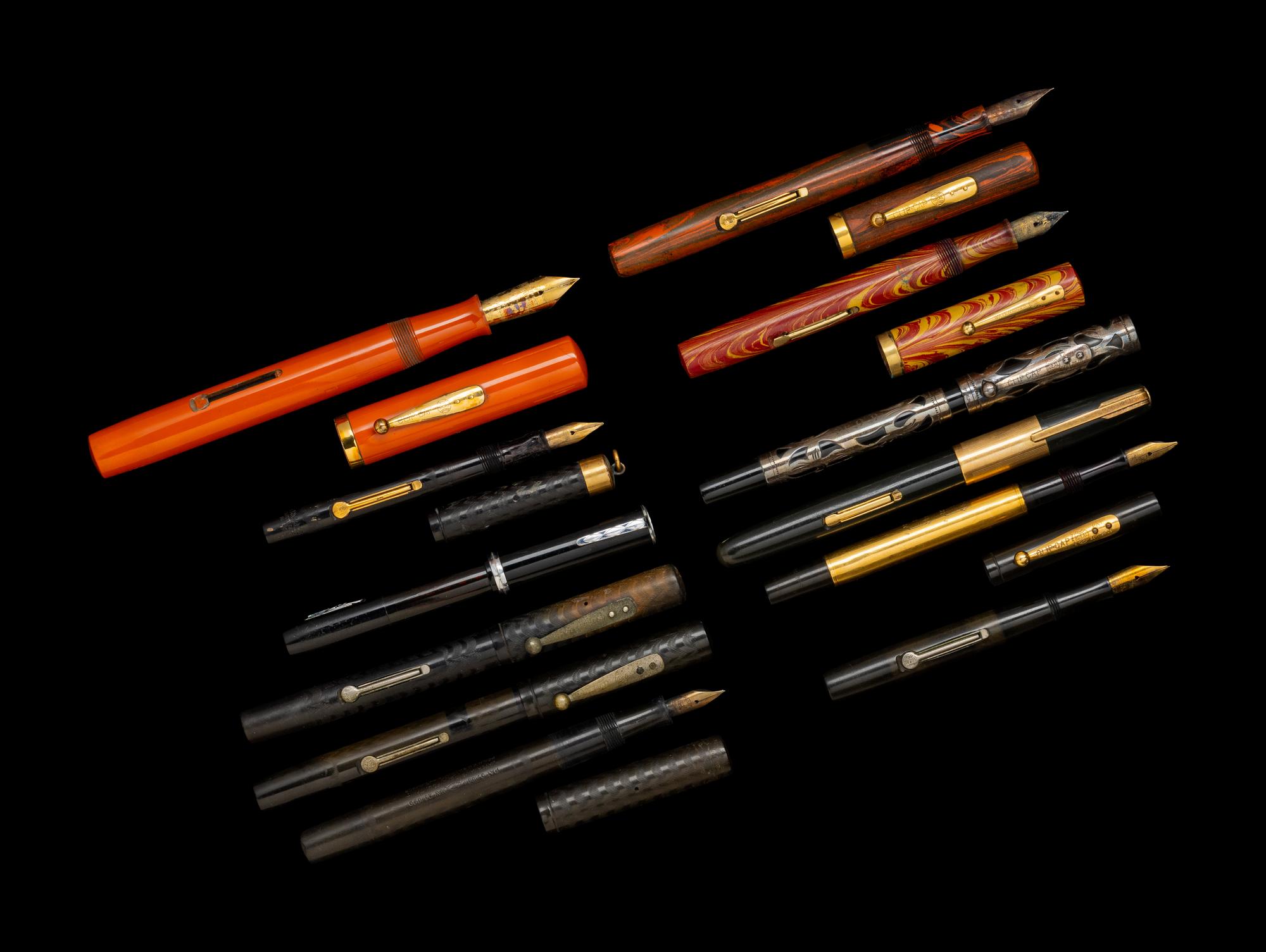 A Collection of Twelve Waterman Writing Instruments