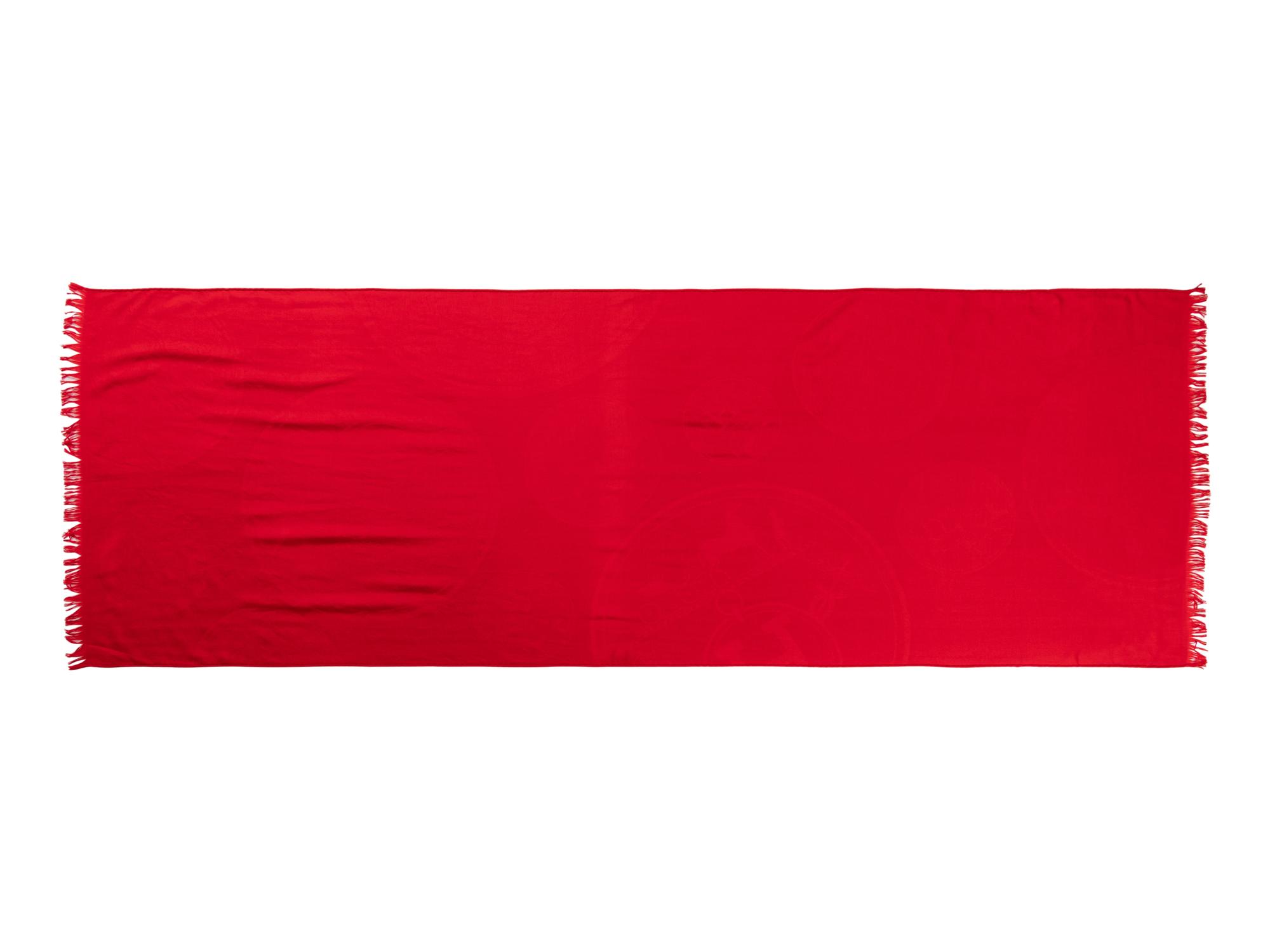Hermès Red Cashmere Scarf