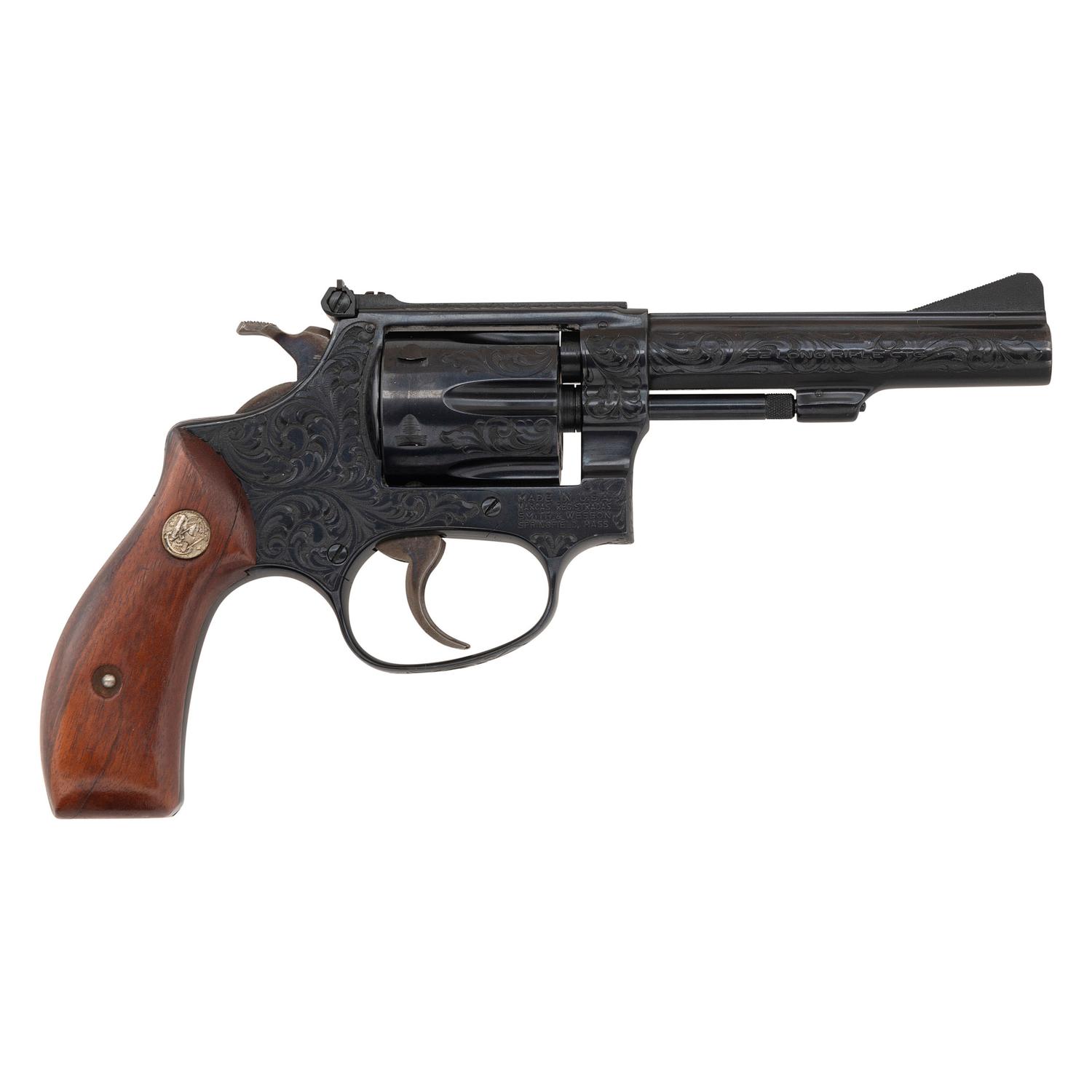 *Smith & Wesson Model 34-1 Class A Engraved in Box