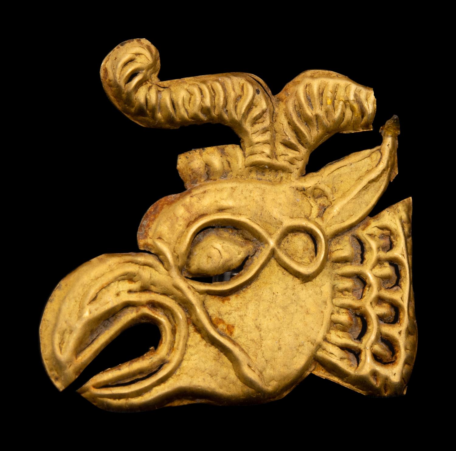 An Achaemenid Gold Griffin Applique