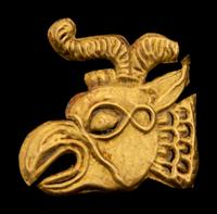 An Achaemenid Gold Griffin Applique