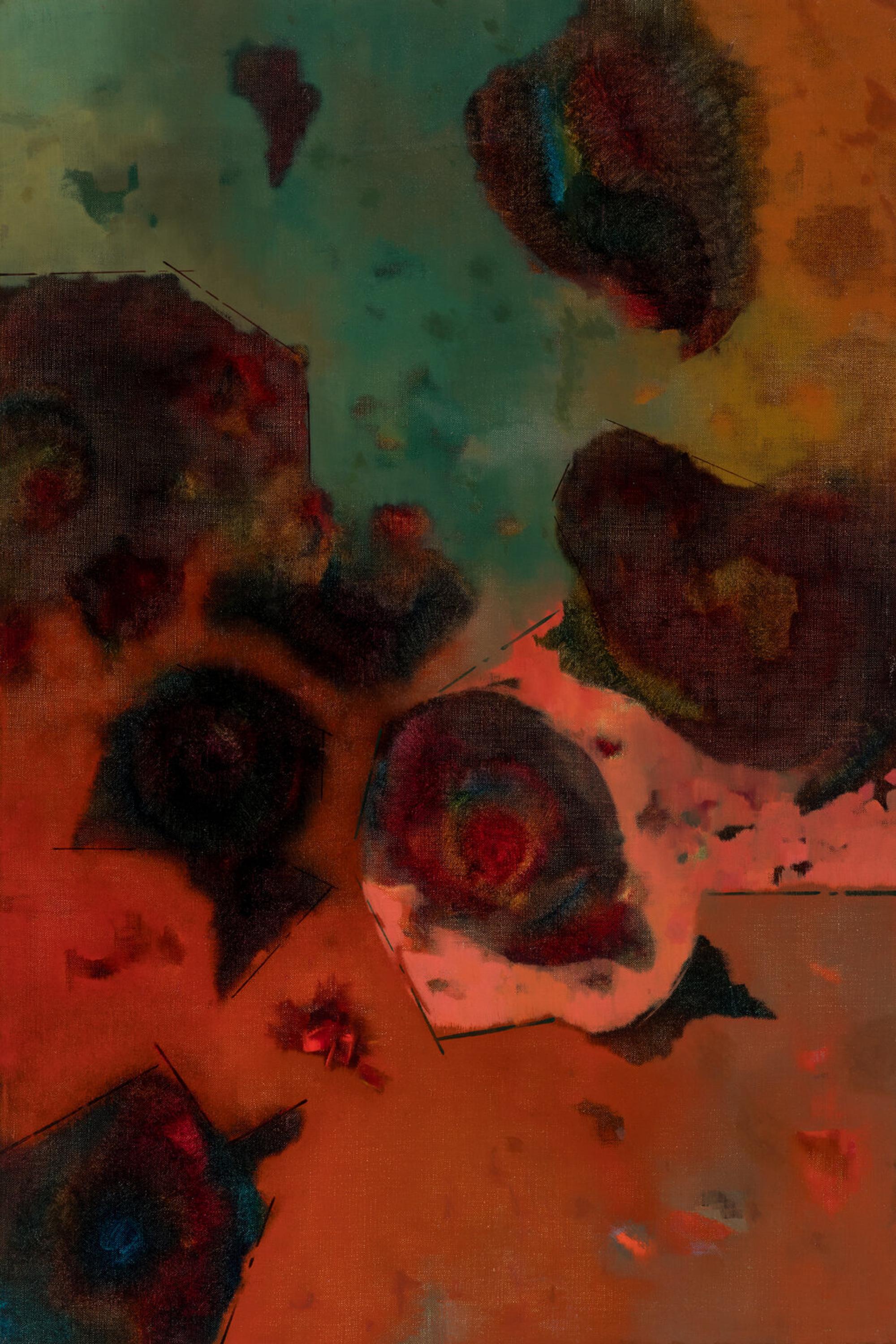 Untitled Group of Three Paintings