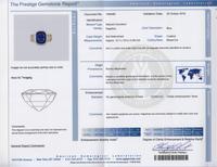 A Platinum Topped 18 Karat Yellow Gold, Sapphire and Diamond Ring, 6.50 dwts.
