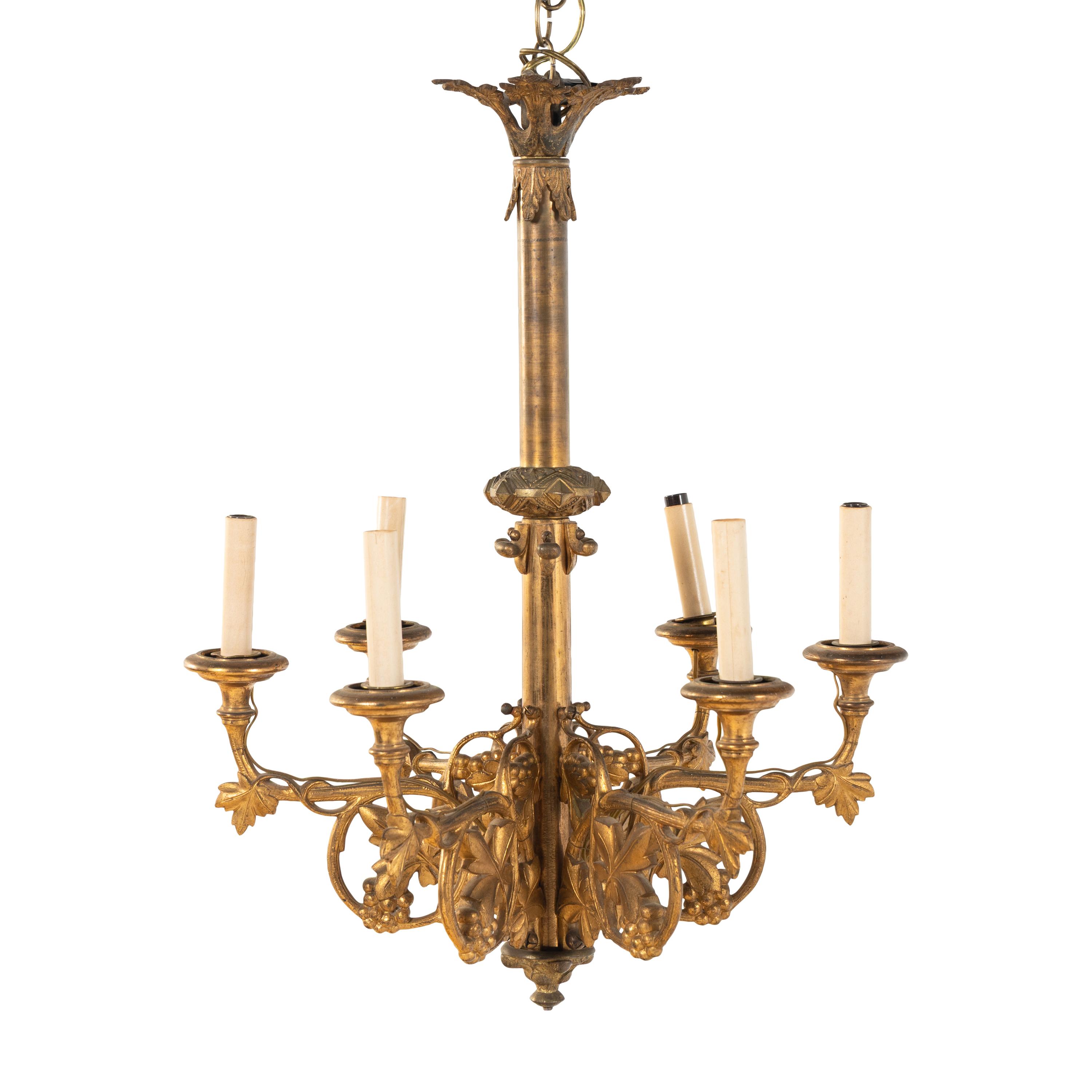 A French Bronze Chandelier