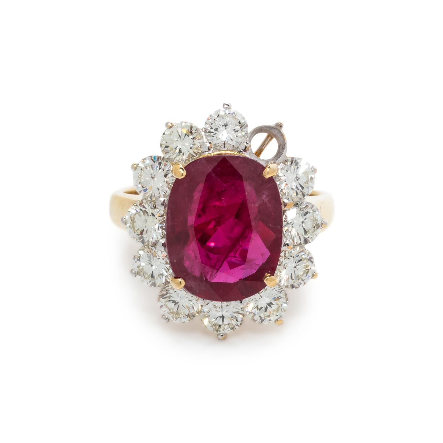 RUBY AND DIAMOND RING