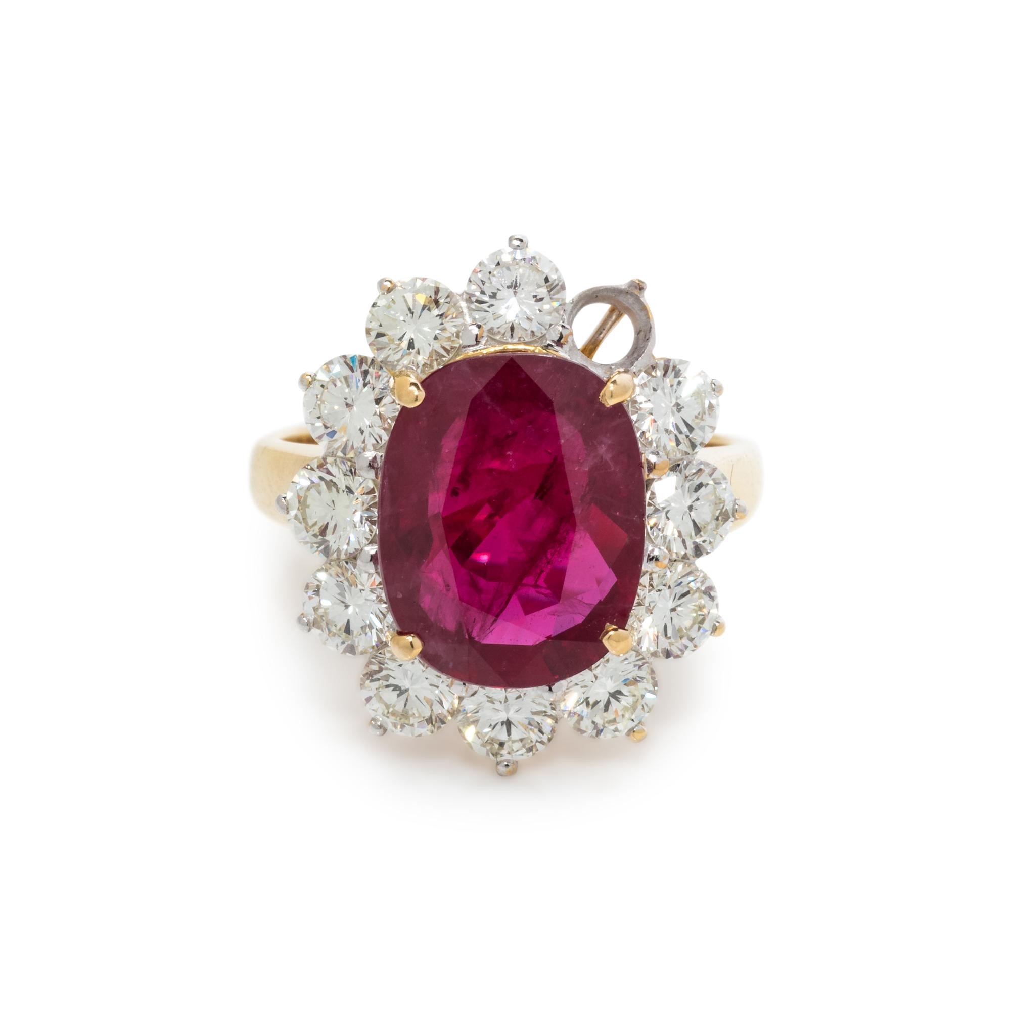 RUBY AND DIAMOND RING