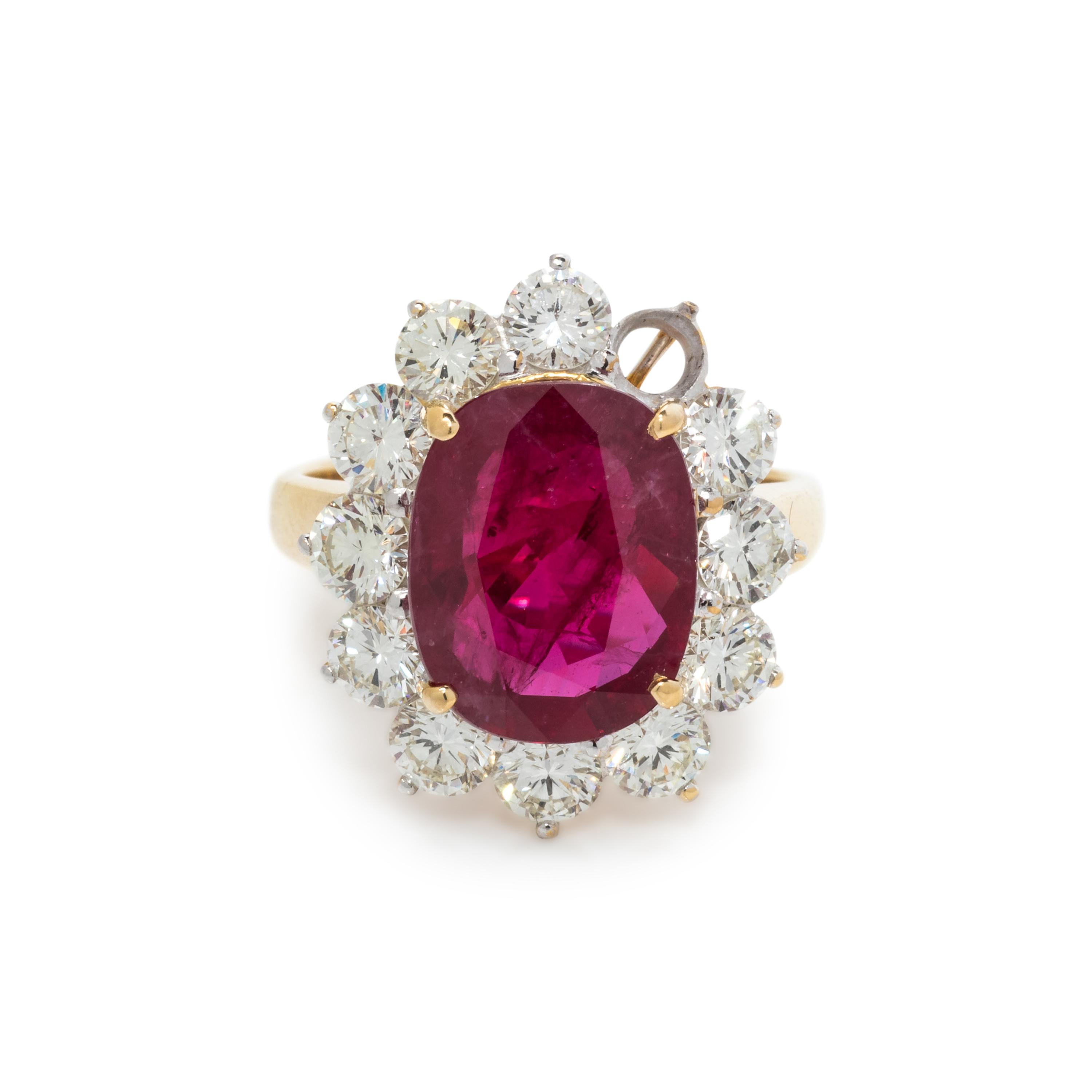 RUBY AND DIAMOND RING