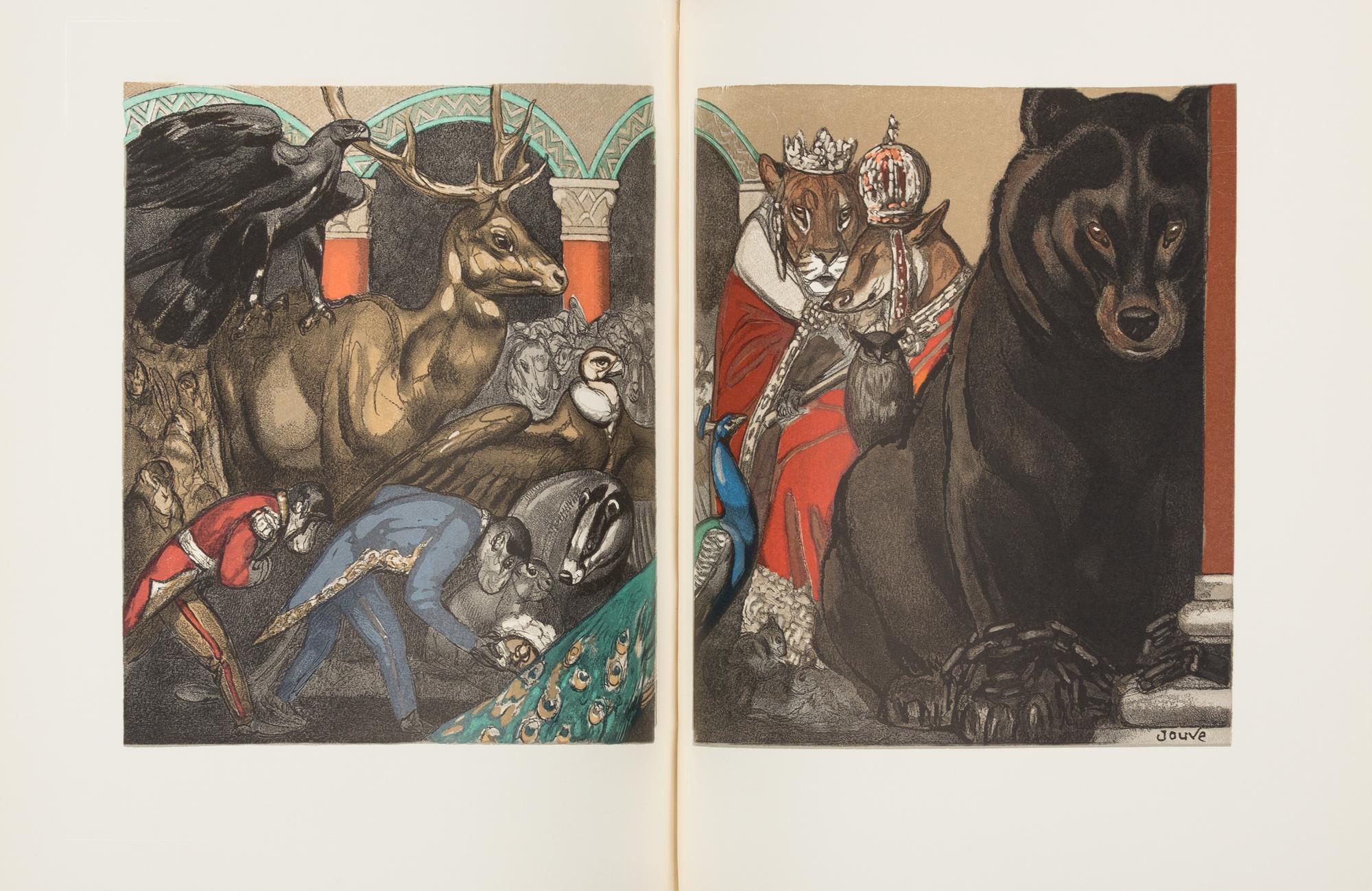 JOUVE, Paul (1878-1973). Le Roman de Renard. Paris: Editions Vialetay, 1958. LIMITED EDITION.