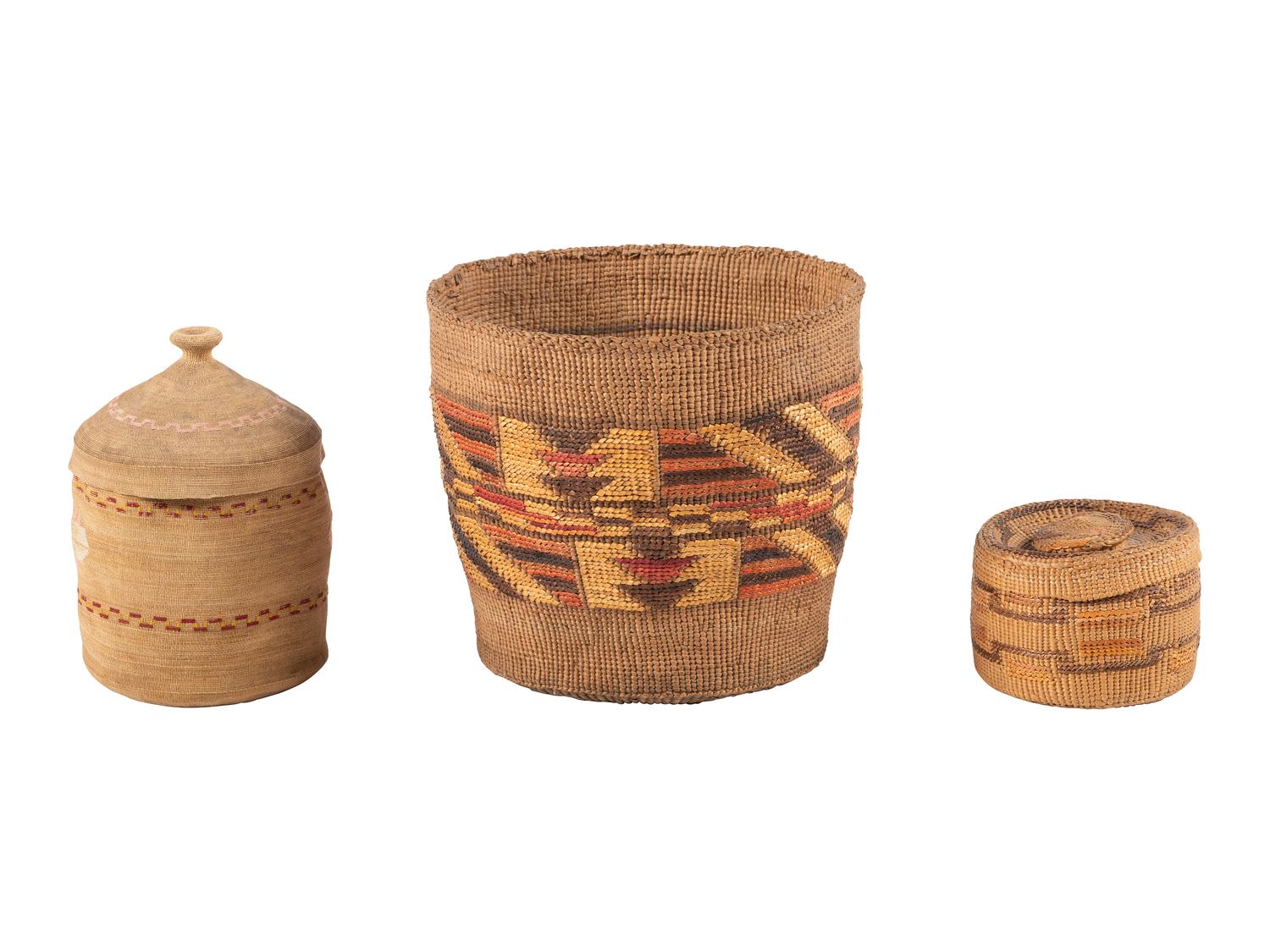 Tlingit and Attu Baskets