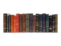 [LITERATURE -- BINDINGS]. A group of 18 finely bound volumes from the Franklin Library, MOST SIGNED, comprising: