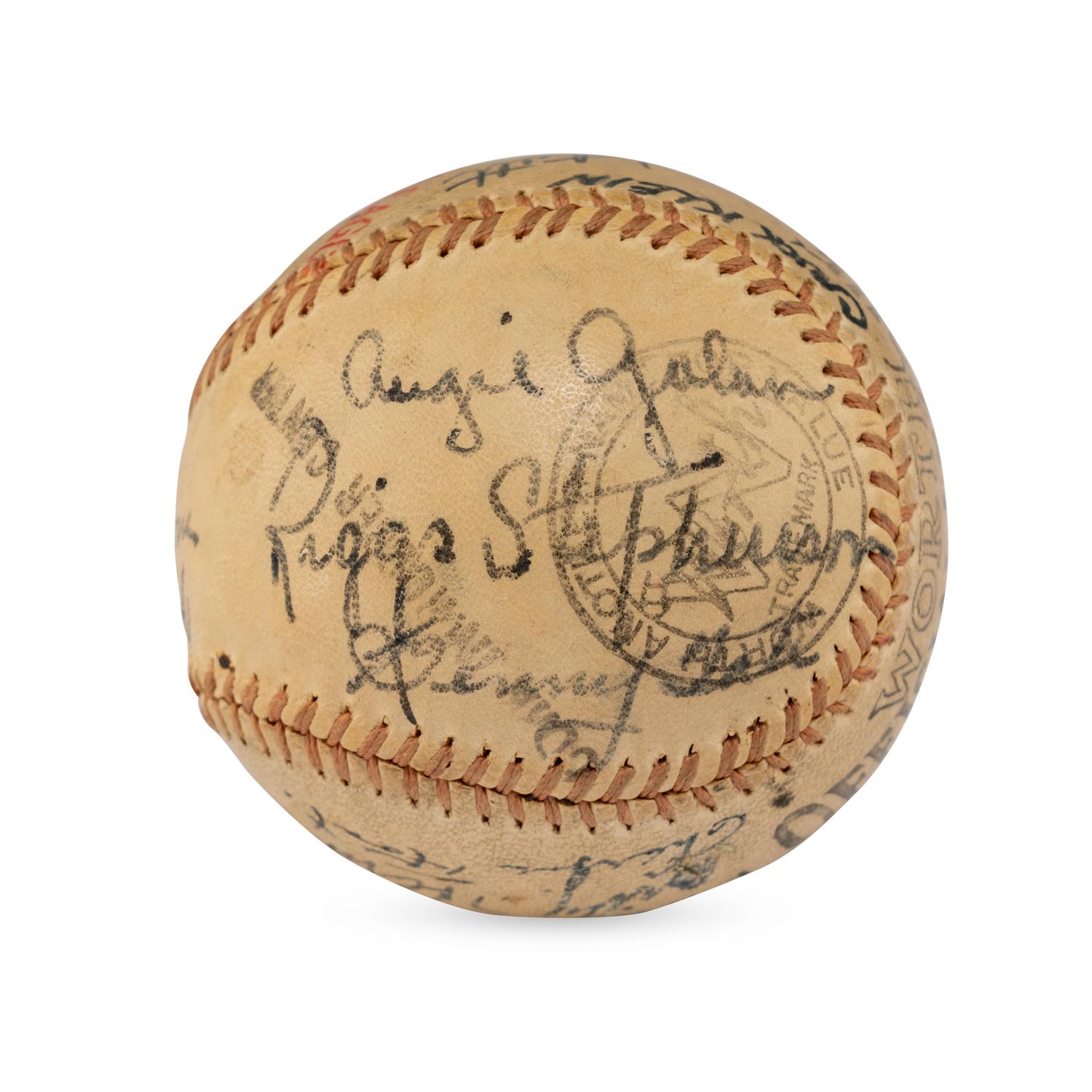 A 1934 Chicago Cubs Team Signed Autograph Baseball Featuring Kiki Cuyler and Gabby Hartnett (Beckett Authentication Services)