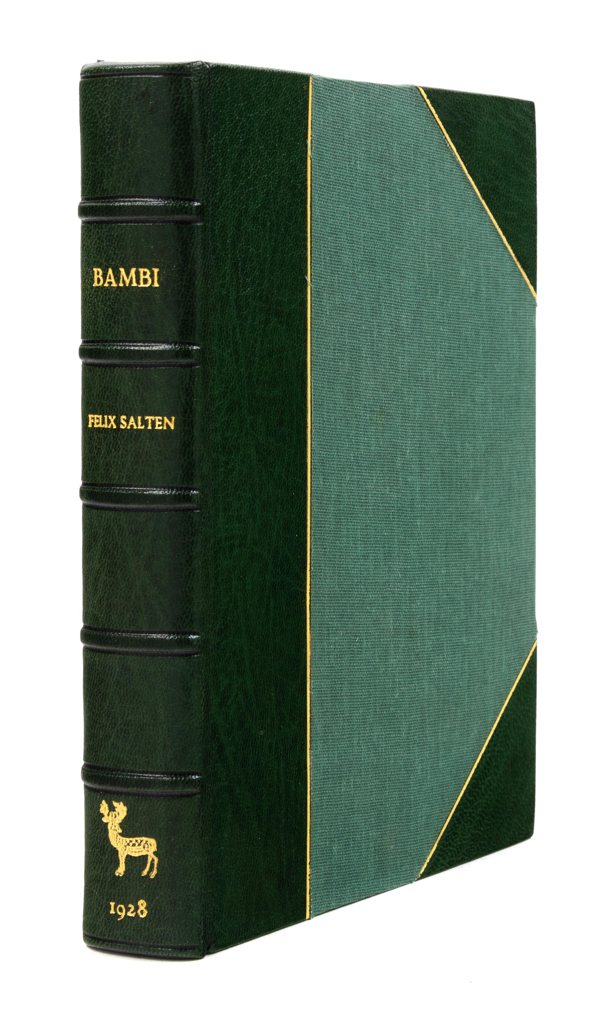 SALTEN, Felix (1869-1945). Bambi: A Life in the Woods. New York: Simon and Schuster, 1928.