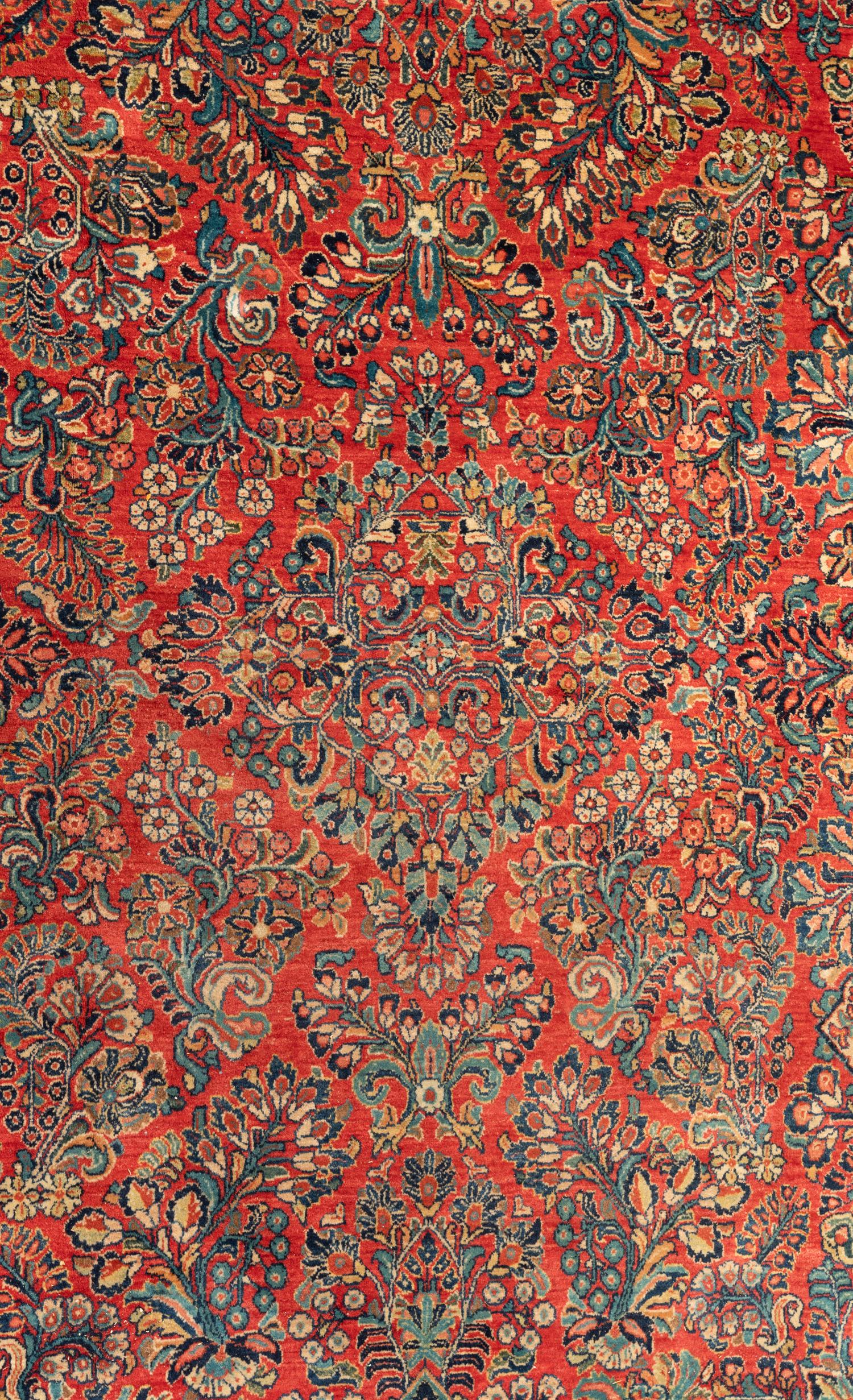 A Sarouk Wool Rug