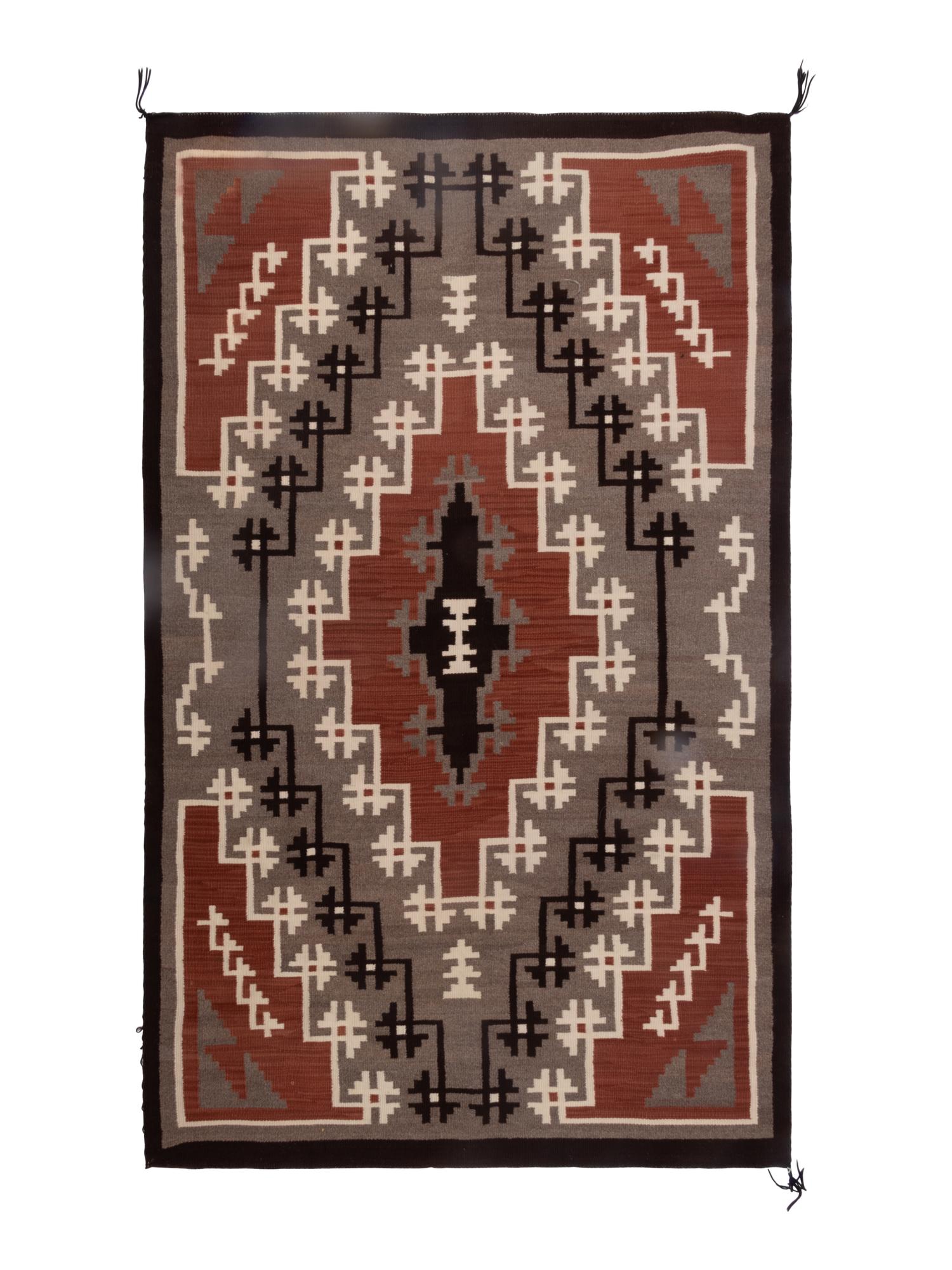 Navajo Two Grey Hills Weaving / Rug